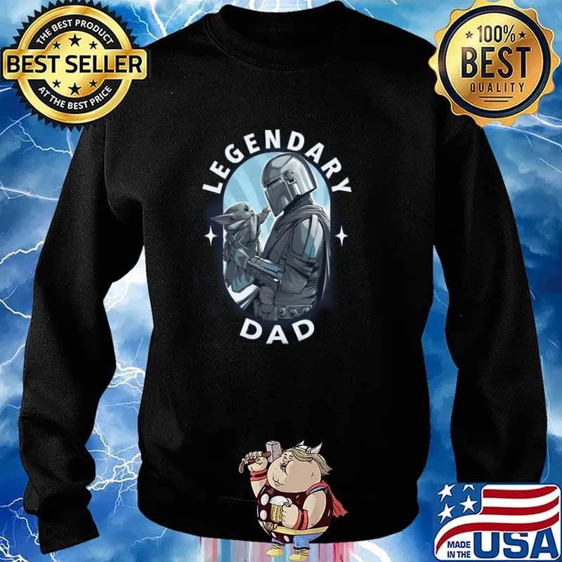 The Child and the Mandalorian Legendary Dad s Sweater
