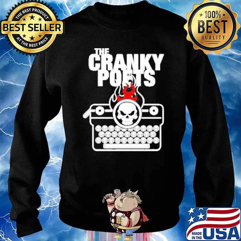 The Cranky Poets Skull s Sweater