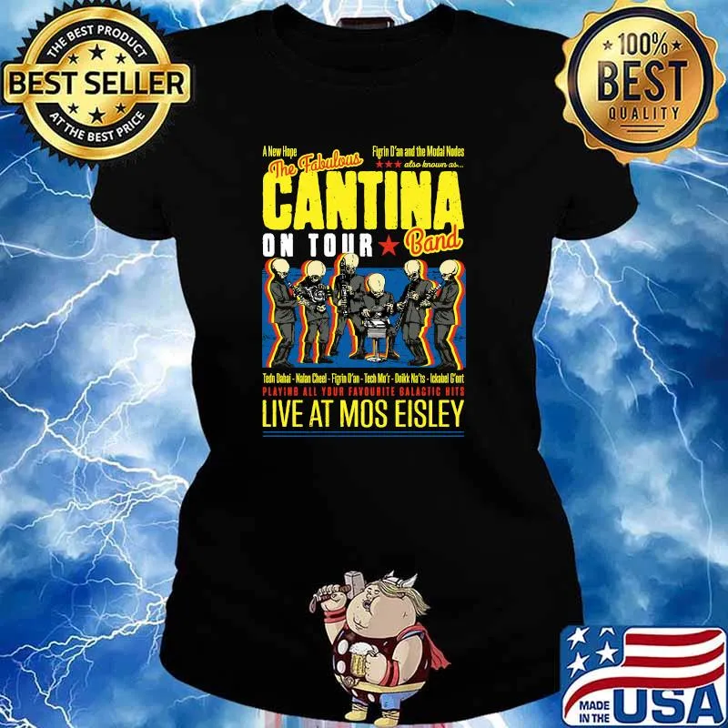 The fabulous Cantina Band on tour live at mos eisley Essential T-Shirt Ladies tee