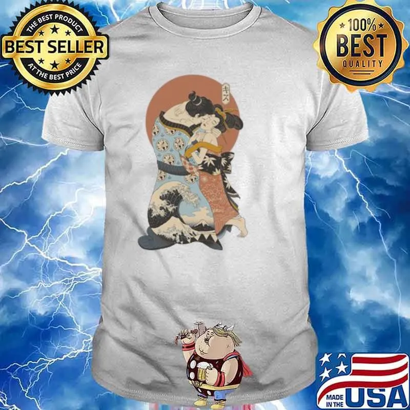 The Kiss Ukiyo-e shirt