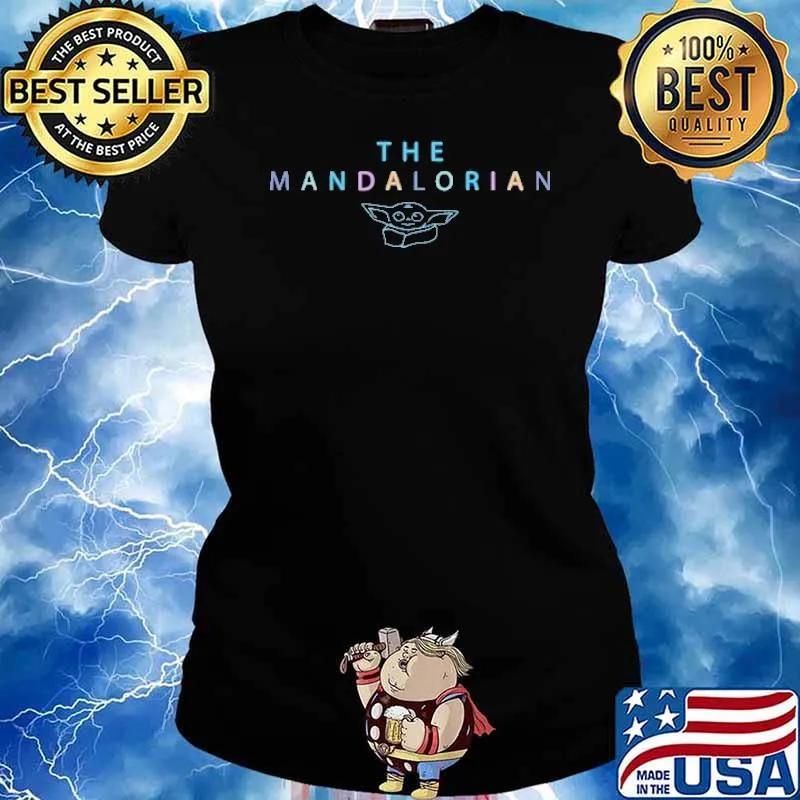 The mandalorian yoda chilren s Ladies tee