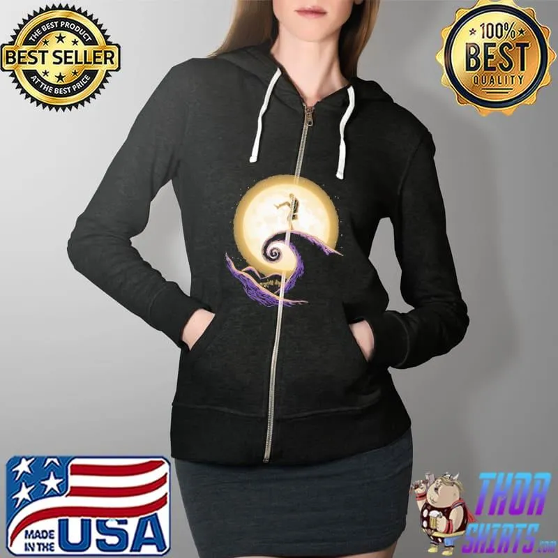 The Ministry Of Silly Walks The Moon Shirt Full Zip Hooded