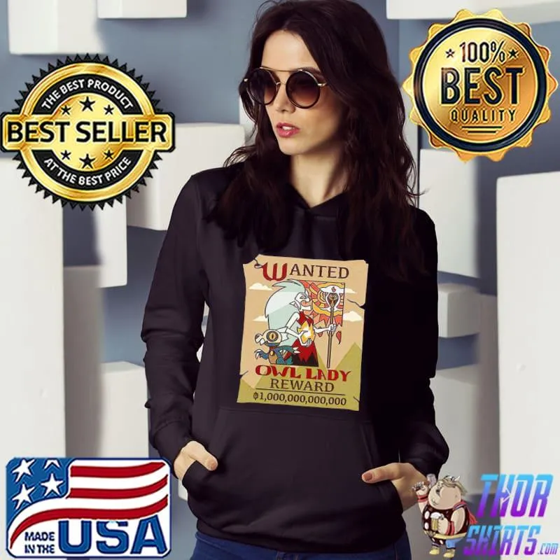 The Owl House Wanted Owl Lady Reward s Hoodie