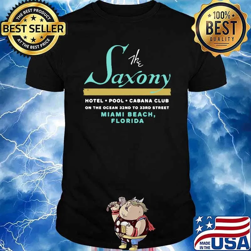 The Saxony Hotel Pool Cabana CLub Miami Beach Florida Shirt