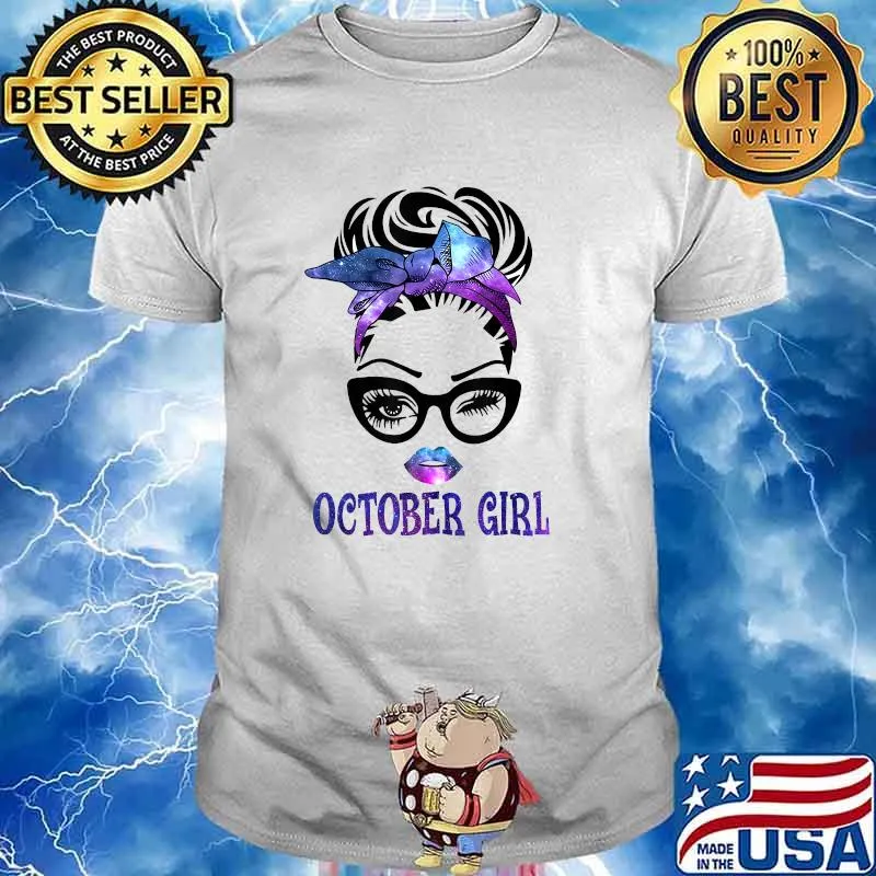The winking girl was born in October T-Shirt