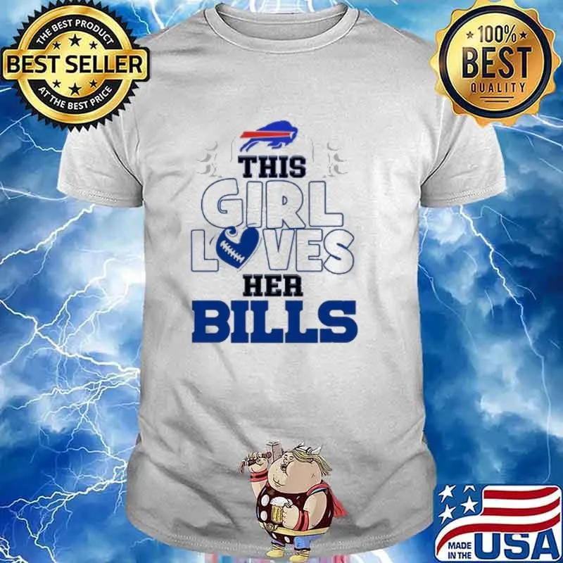 This girl love her buffalo bills shirt