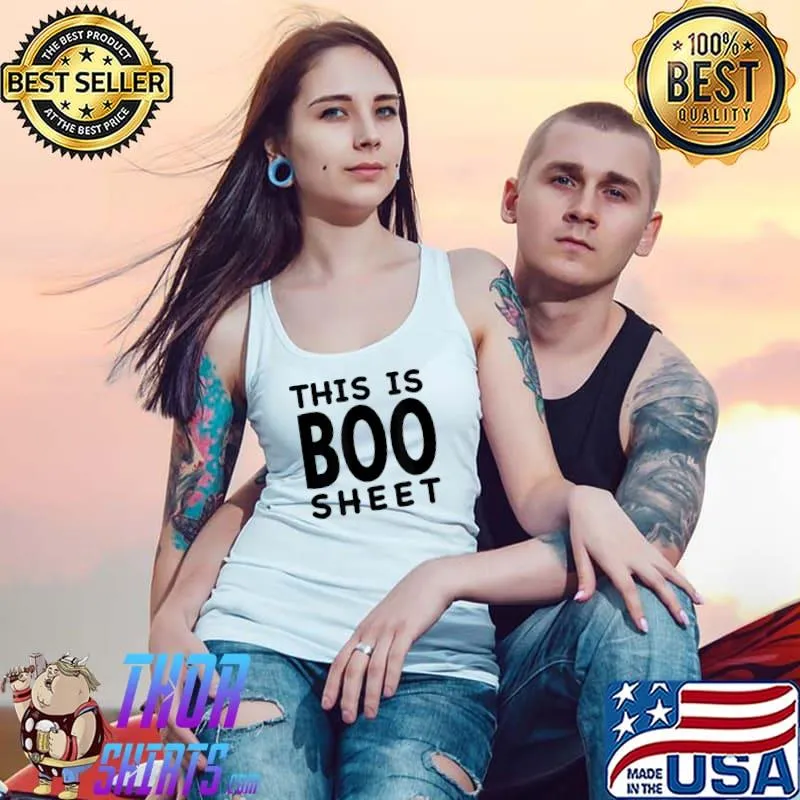 This Is Boo Sheet Funny Halloween Costume Alternative T-Shirt Tank Top
