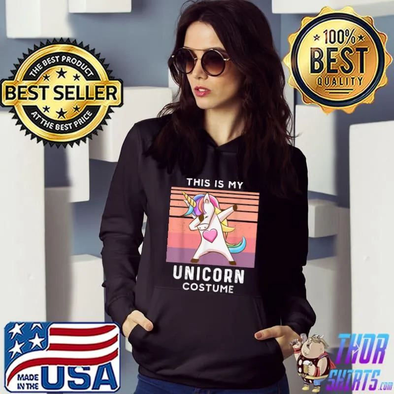 This is my unicorn costume dabbing unicorn Halloween 2021 T-Shirt Hoodie