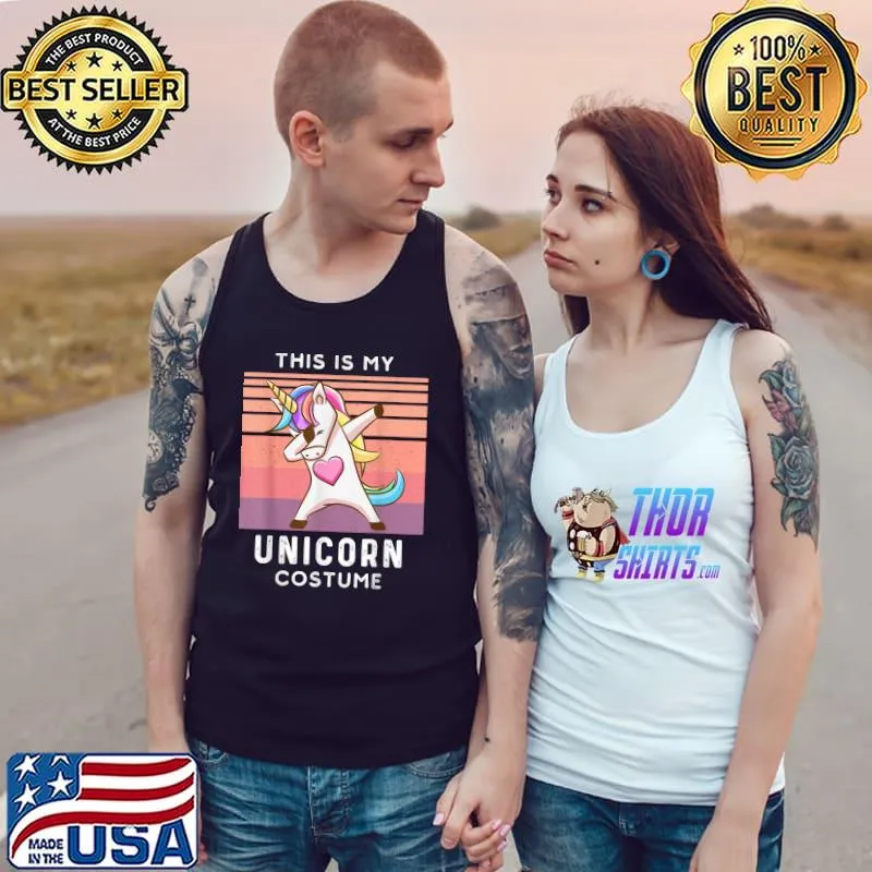 This is my unicorn costume dabbing unicorn Halloween 2021 T-Shirt Tank Top