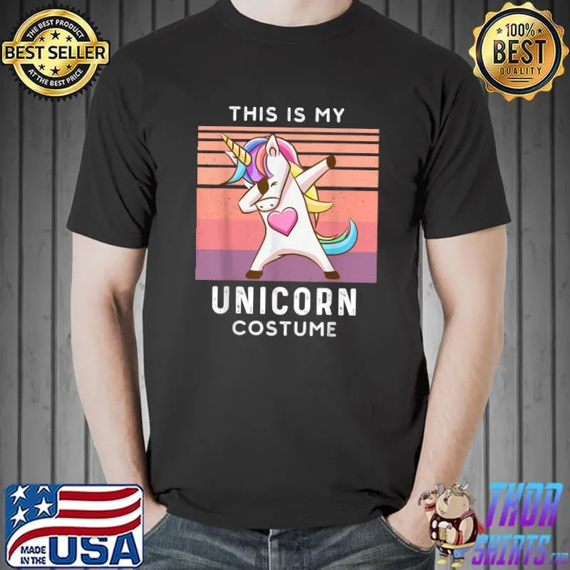 This is my unicorn costume dabbing unicorn Halloween 2021 T-Shirt