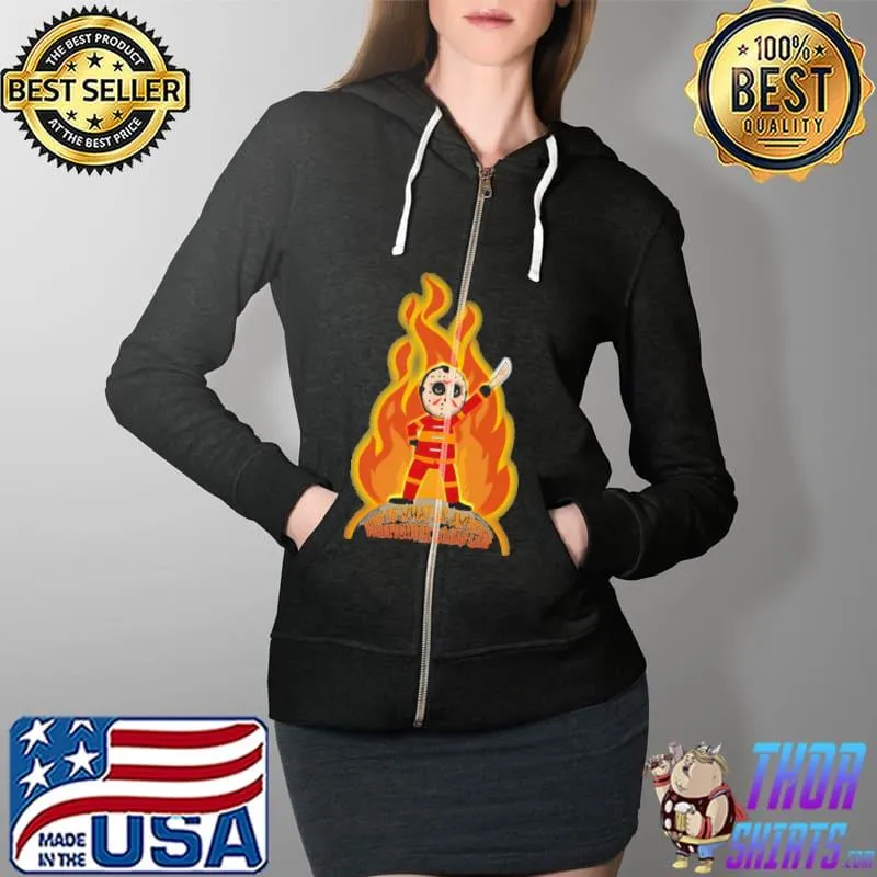 This Is What An Awesome Firefighter Looks Like Shirt Full Zip Hooded