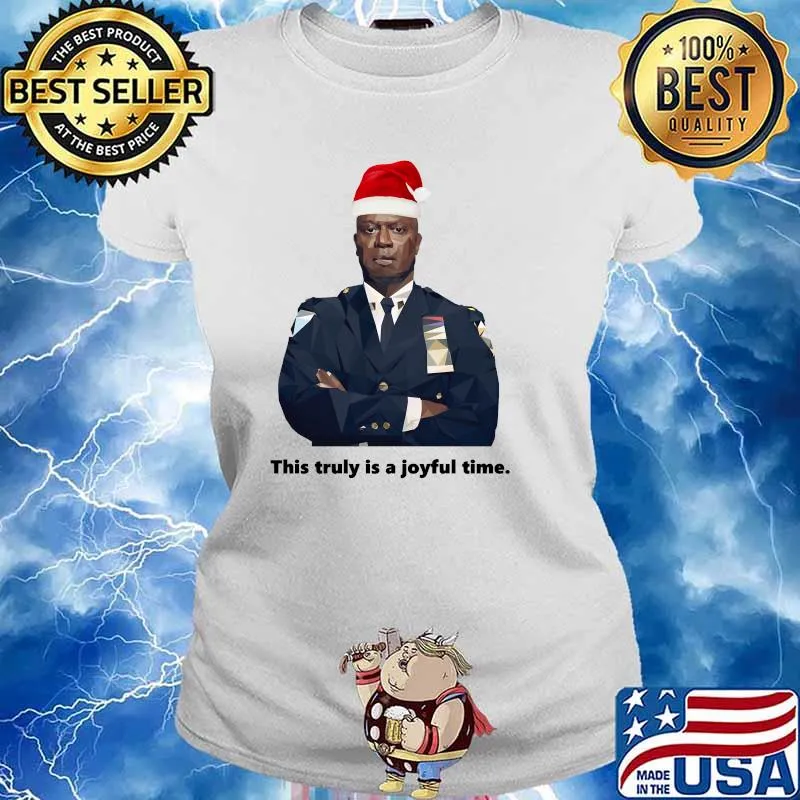 This truly is a joyful time holiday season. Classic T-Shirt Ladies tee