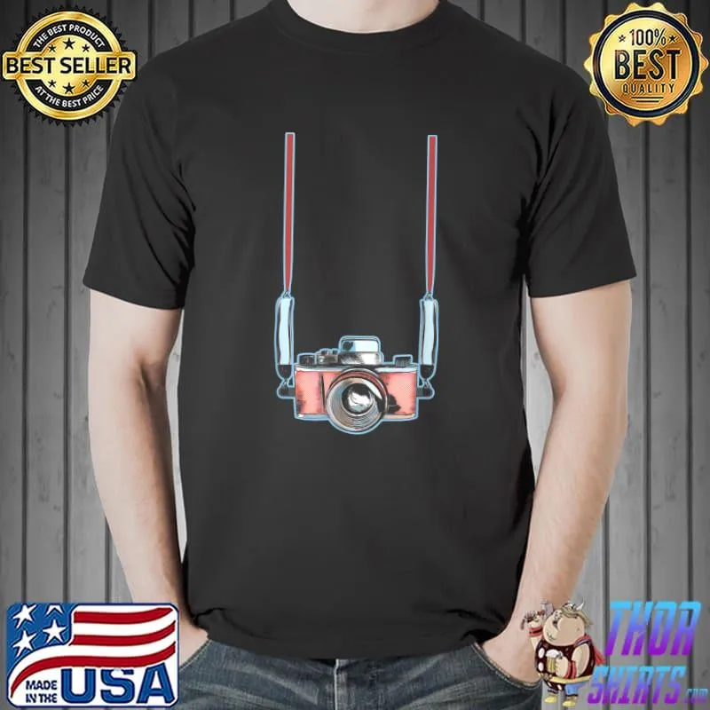 Tourist Camera Graphic Holiday Vacation Photographer T-Shirt