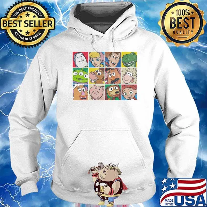 Toy story grid customized s Hoodie