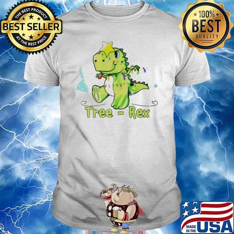 Tree Rex Christmas T Rex shirt
