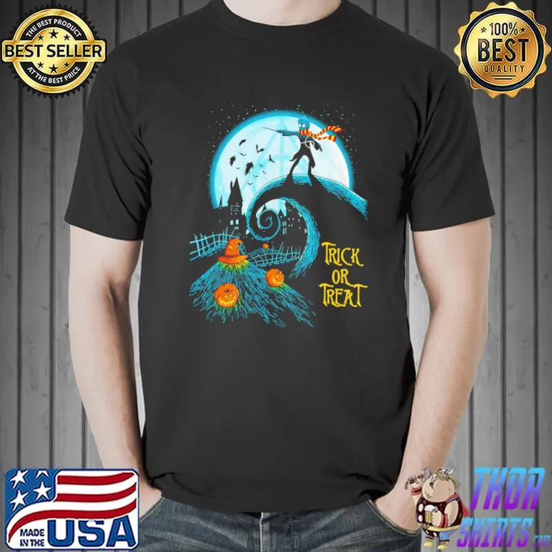 Trich Or Treat Pumpkins Halloween Shirt Unisex