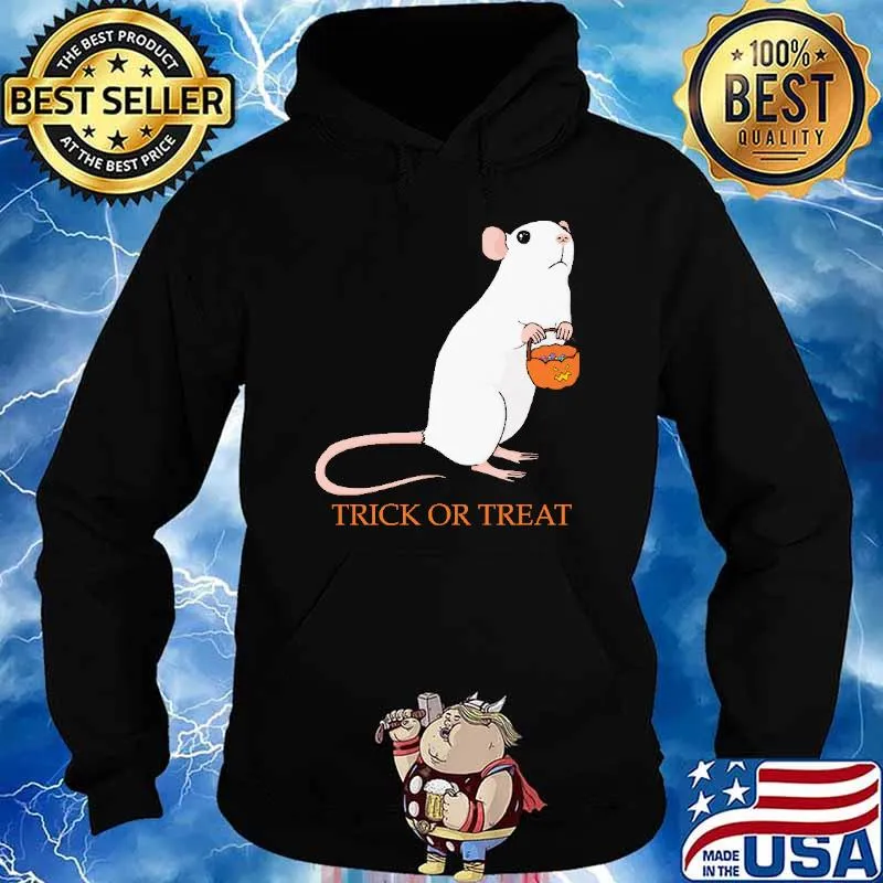Trick Or Treat Mouse Pumpkin Halloween Shirt Hoodie