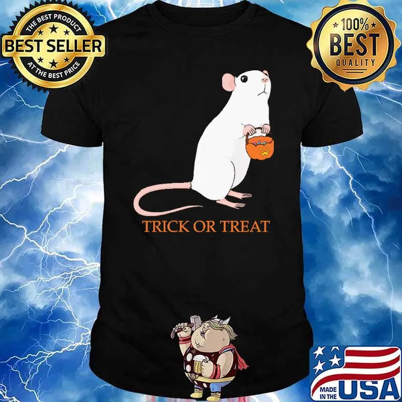 Trick Or Treat Mouse Pumpkin Halloween Shirt