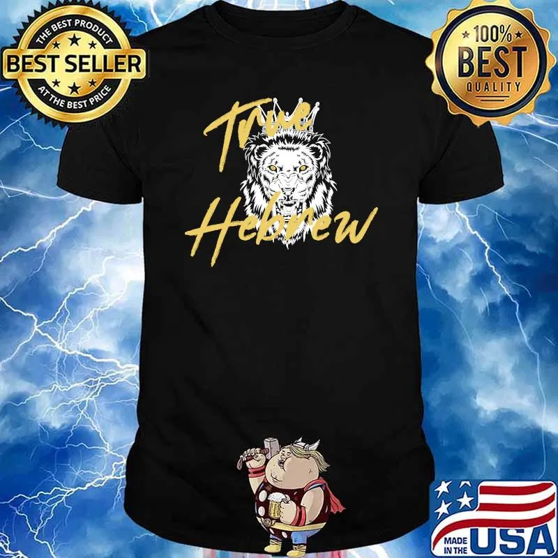 Truth Hebrew Israelite True Jew Israel Tribes Lion of Judah T-shirt
