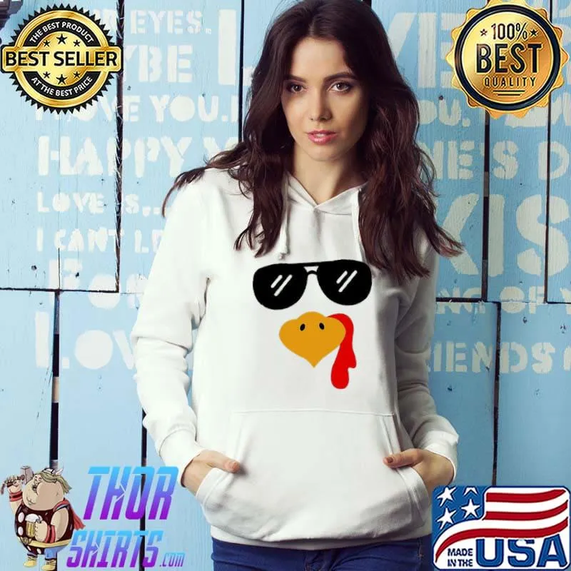 Turkey Glasses Triangular Mine Shirt Hoodie