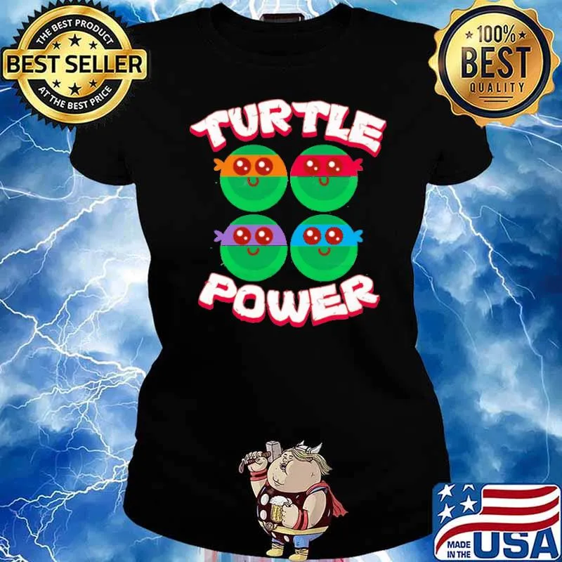 Turtle Power Ar Rocketman Shirt Ladies tee