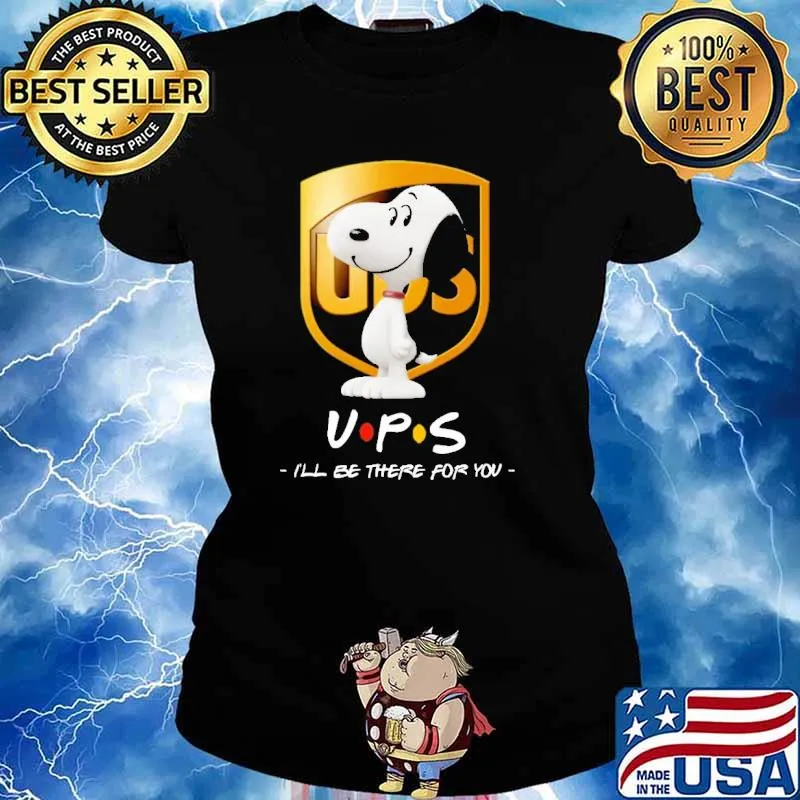 UFS I'll Be There For You The Charlie Brown and Snoopy Show Shirt Ladies tee