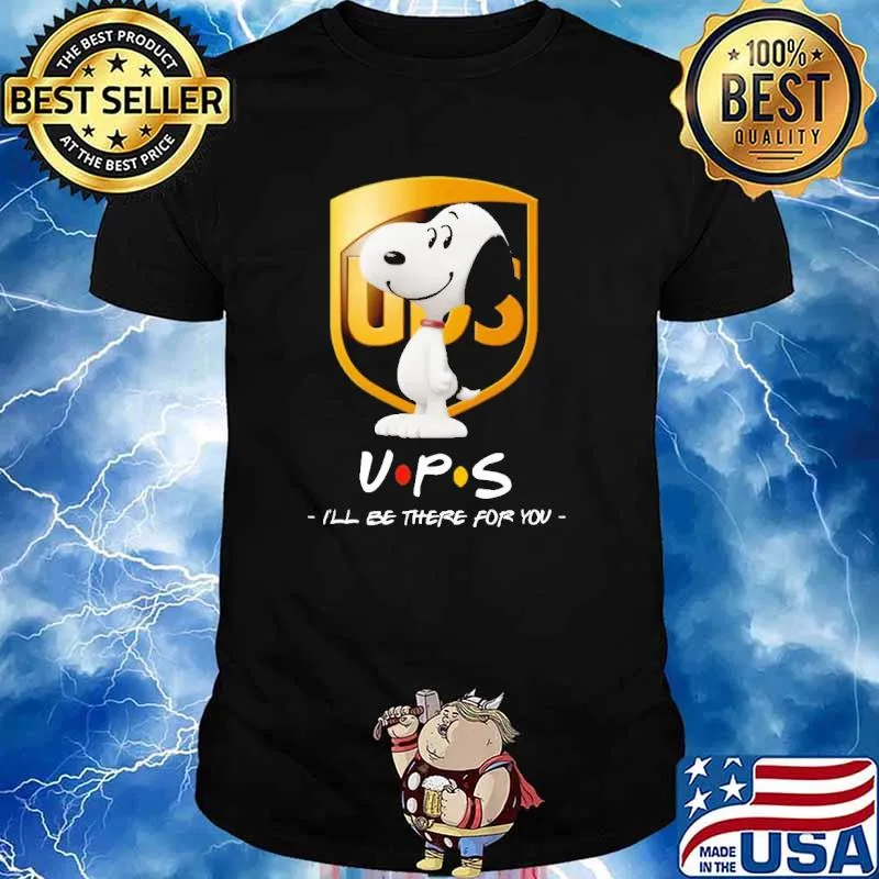 UFS I'll Be There For You The Charlie Brown and Snoopy Show Shirt