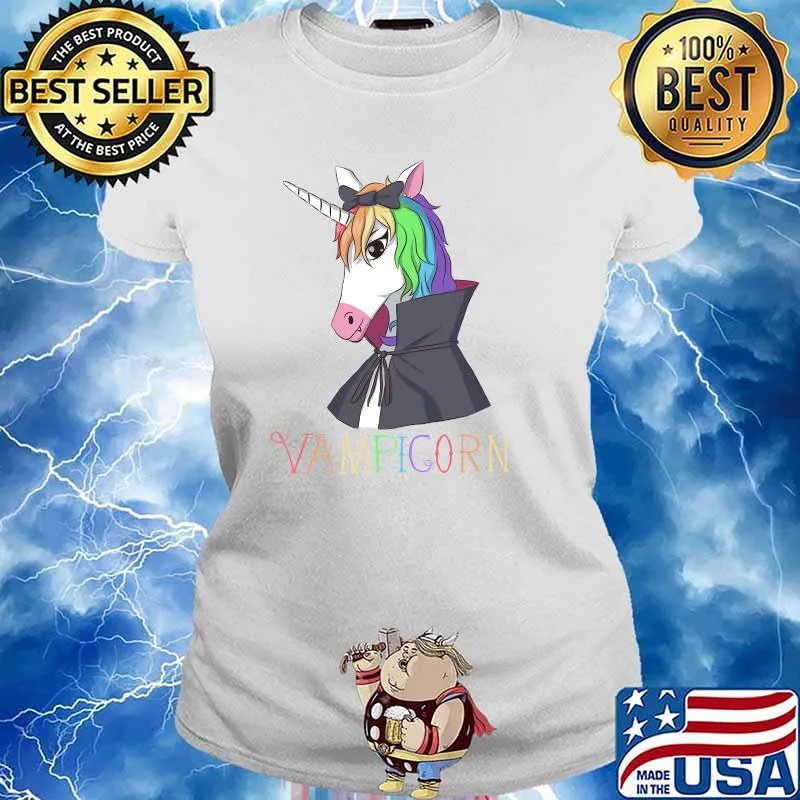 Unicorn Vampicorn Classic T-Shirt Ladies tee