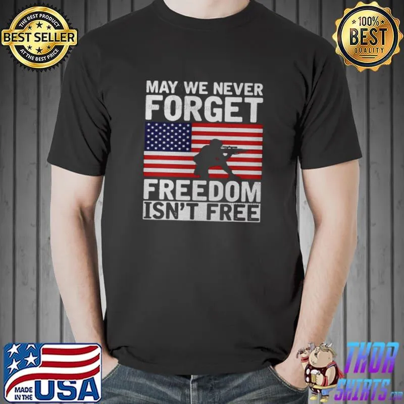 USA Flag Liberty United States Freedom Patriotic Veteran T-shirt (watermarked) Unisex