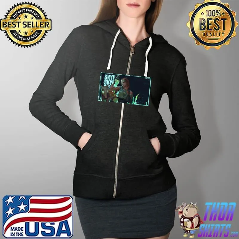 valorant skye T-Shirt Full Zip Hooded