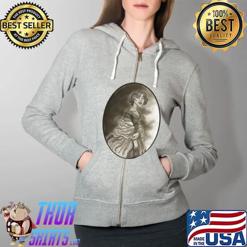 Vampire portrait Classic T-Shirt Full Zip Hooded