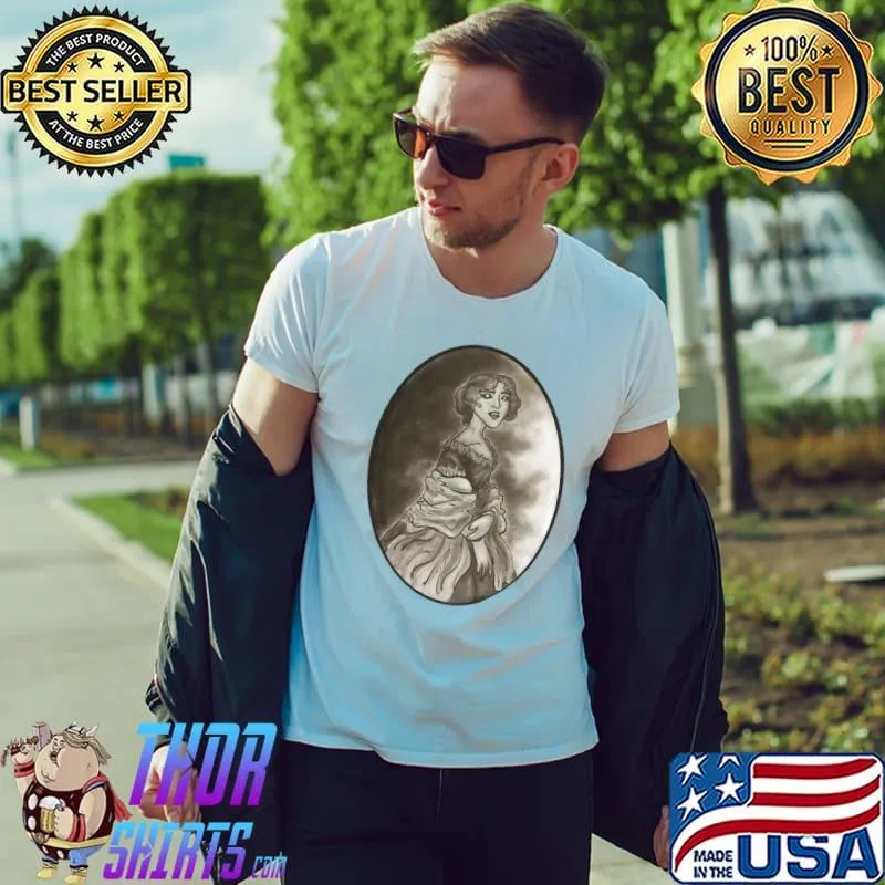 Vampire portrait Classic T-Shirt Unisex