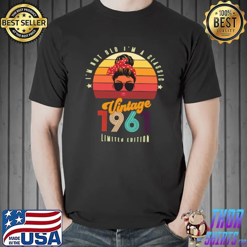 Vintage 1960 Limited Edition - 60 Years old 60th Birthday T-s Unisex