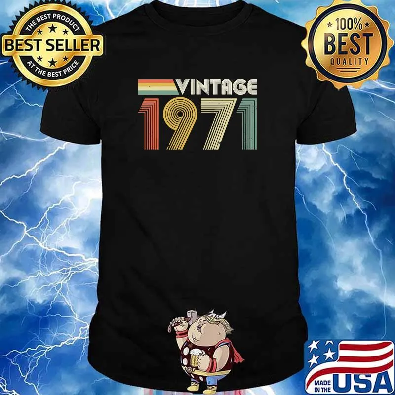 Vintage 1971, 50th Birthday Gift Essential T-Shirt