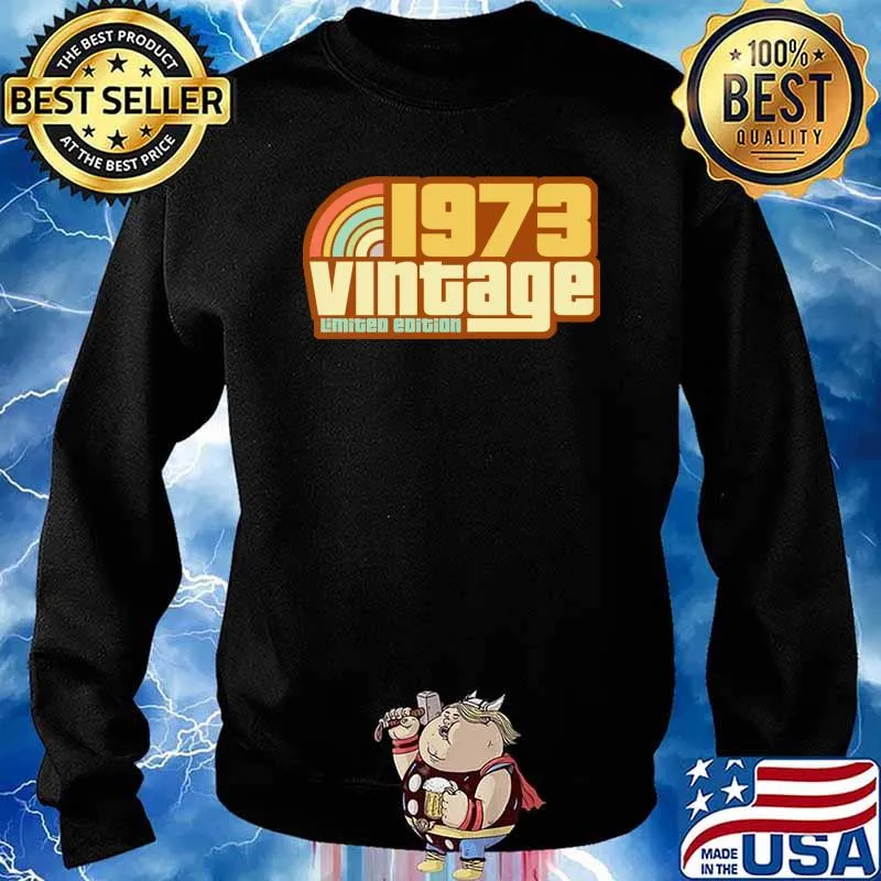 Vintage 1973 Limited Edition 49 Years Old 49th Birthday s Sweater