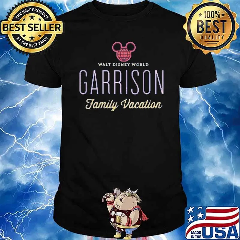 Walt Disney World Garrison Family Vacation shirt
