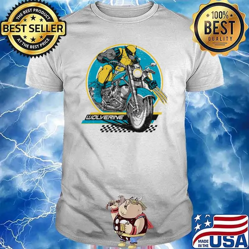 Wolverine riding motorcycle long sleeve shirt
