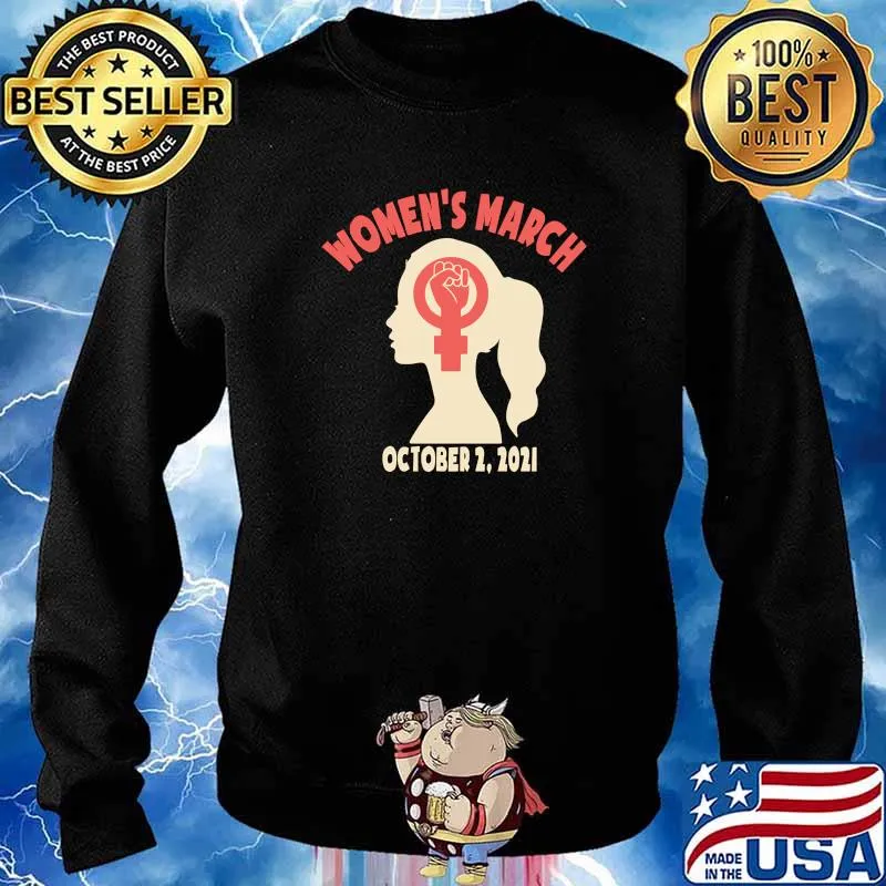 Womens March October 2 2021 Women Reproductive Rights T-Shirt Sweater