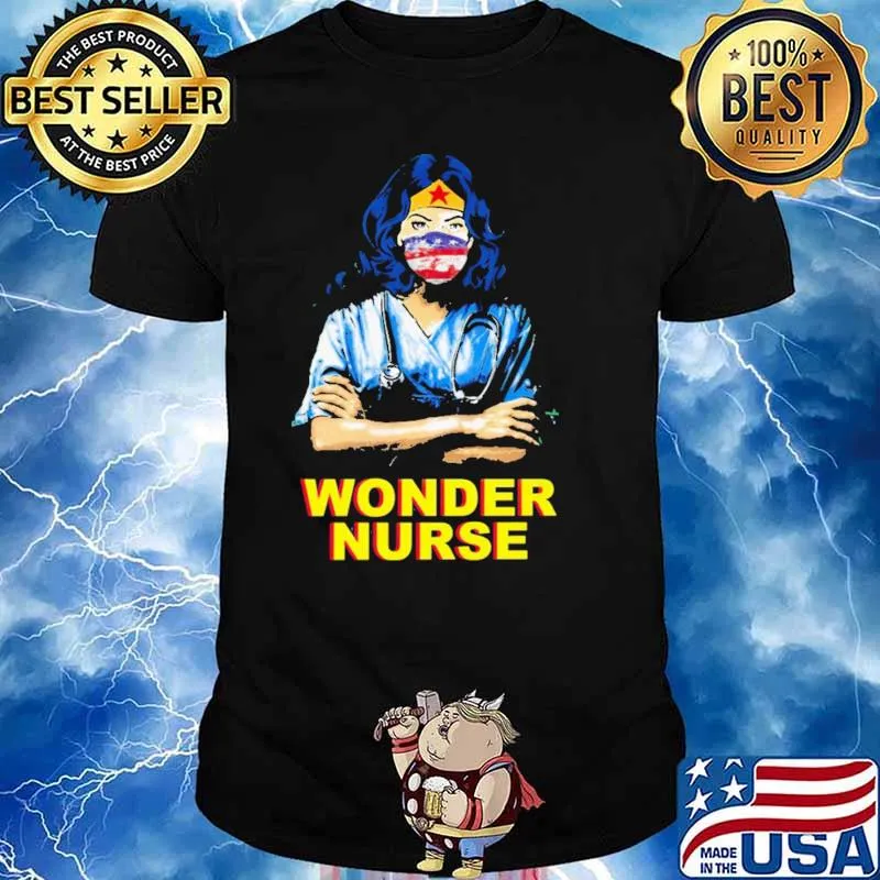 Wonder Nurse American Flag Shirt