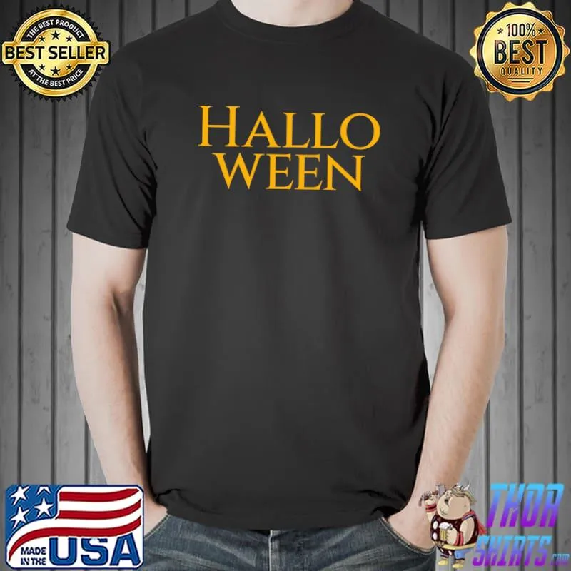 word halloween Classic T-Shirt Unisex