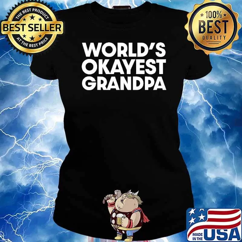 World’s Okayest Grandpa Shirt Ladies tee