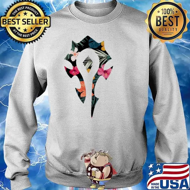 Wow Horde Flower Shirt Sweater