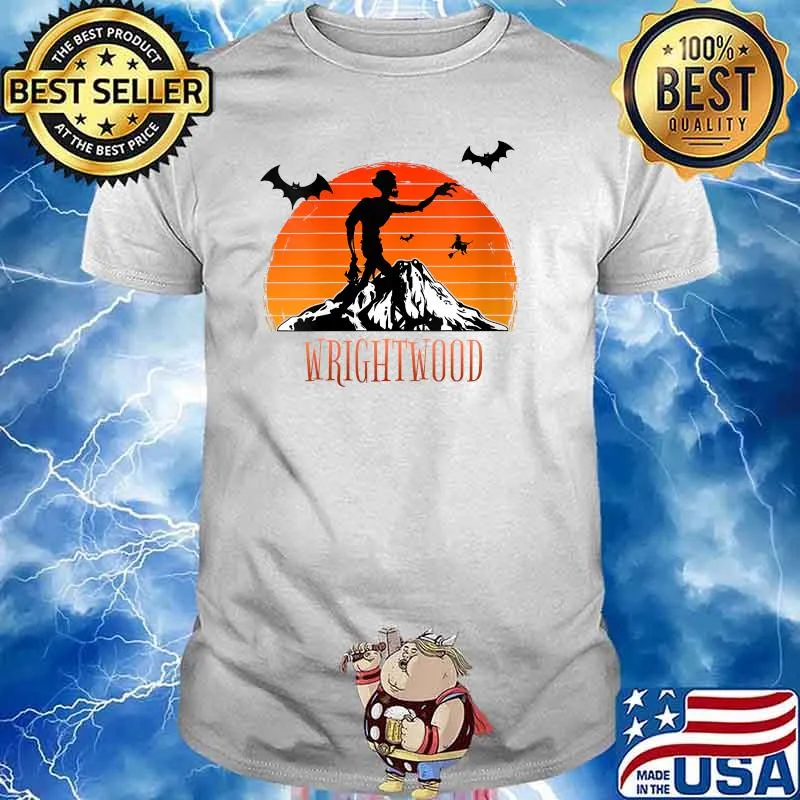 Wrightwood Halloween Zombie Haunt And Hike blood moon T-Shirt