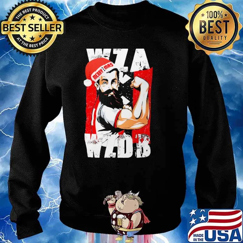 WZA WZDB Merry Mas Strong MAn Shirt Sweater