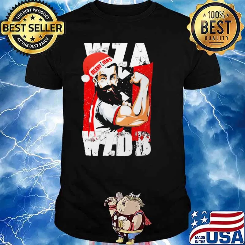 WZA WZDB Merry Mas Strong MAn Shirt
