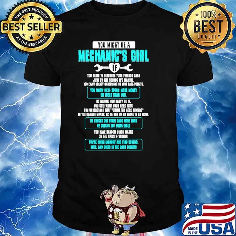 You Might Be A Mechanic's Girl Shirt