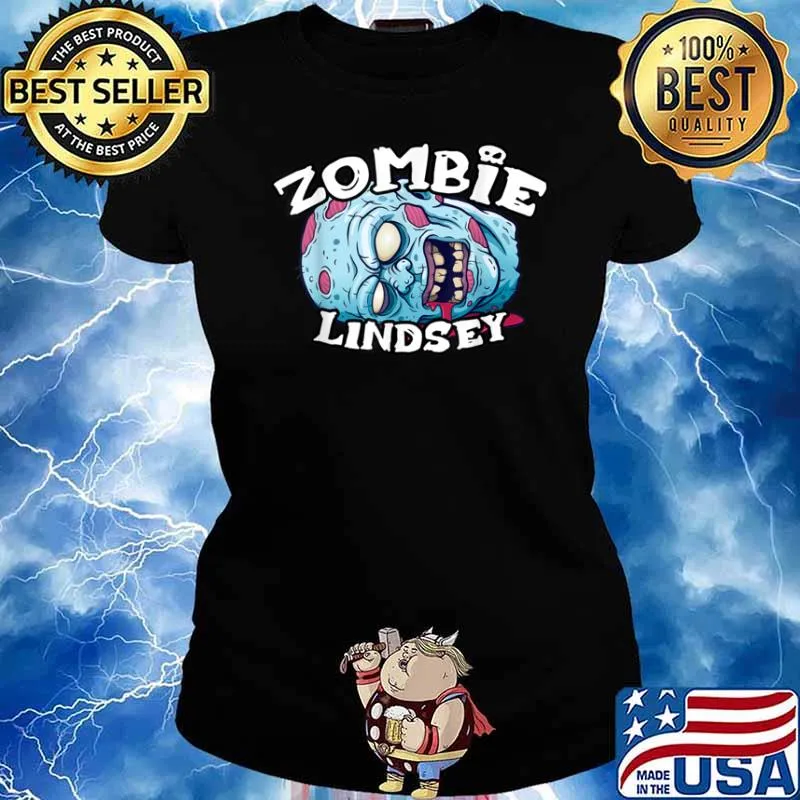 Zombie LINDSEY T Shirt Halloween Shirt Ladies tee
