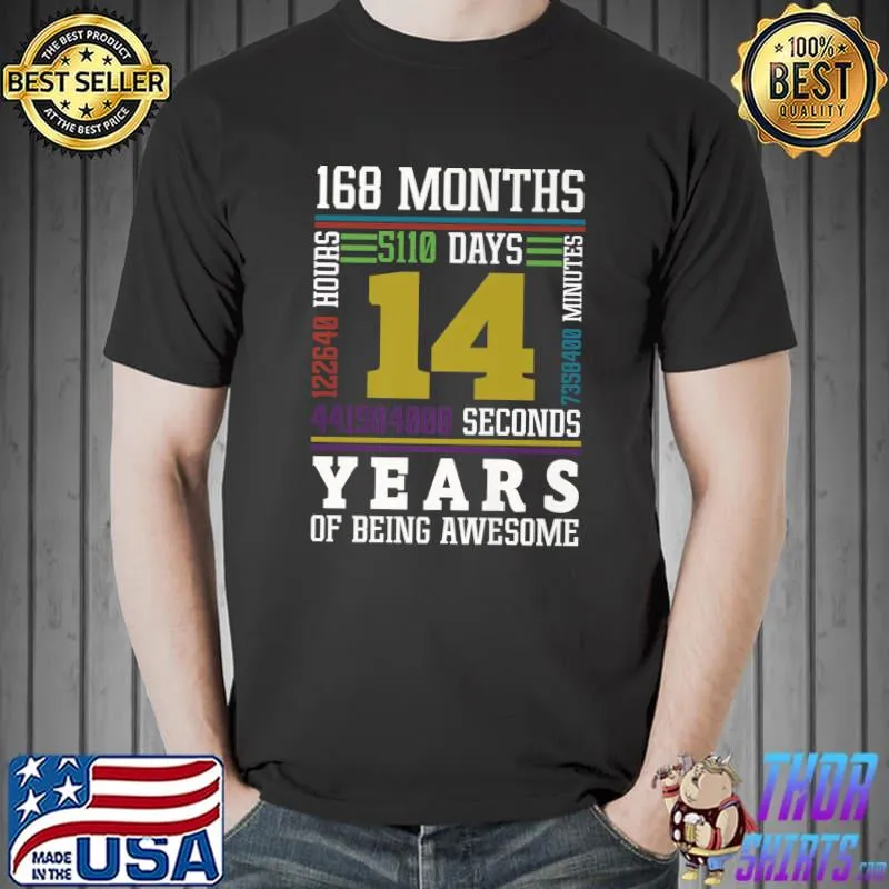 14th Birthday Official Teenager Birthday Premium T-Shirt Unisex