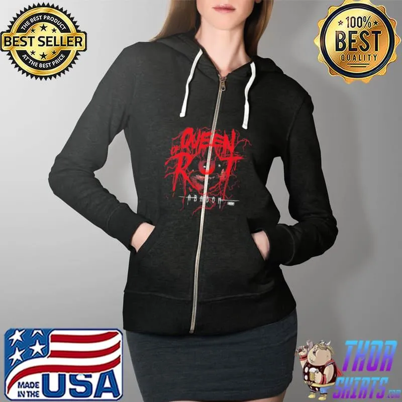 Abadon Queen of Rot Shirt Full Zip Hooded