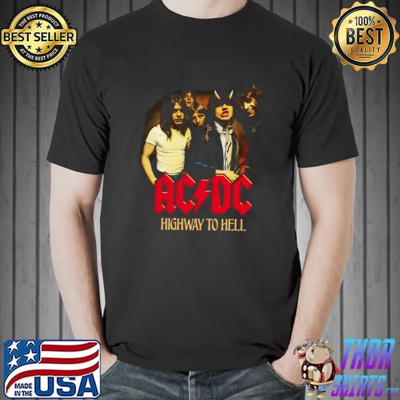AC DC Highway To Hell Classic Shirt Unisex